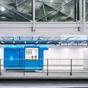 機場禁區餐廳 BLUE BOTTLE COFFEE